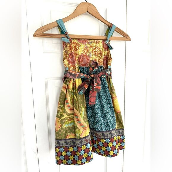 Matilda Jane Leona Dress You and Me Scottie Dog Apron Dress Size 4 - Picture 3 of 16